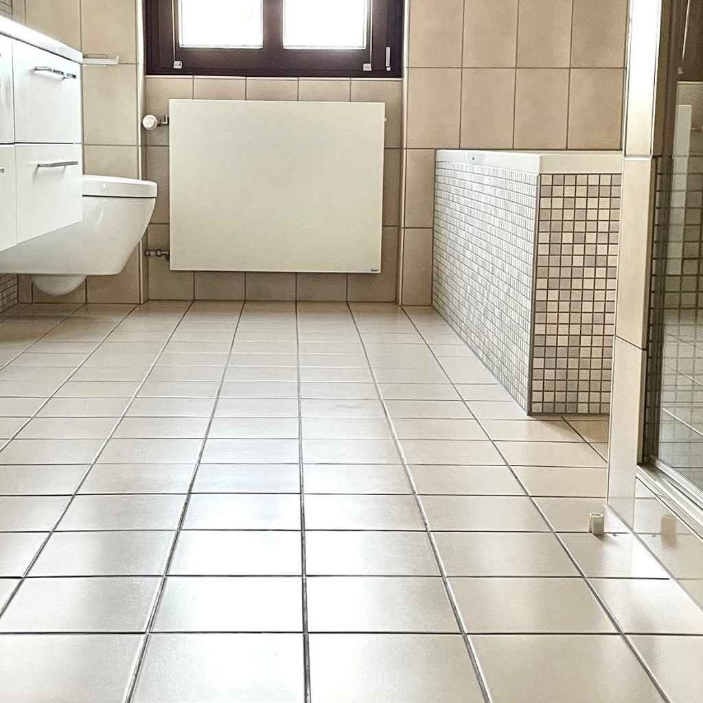 Le carrelage d'origine avant travaux